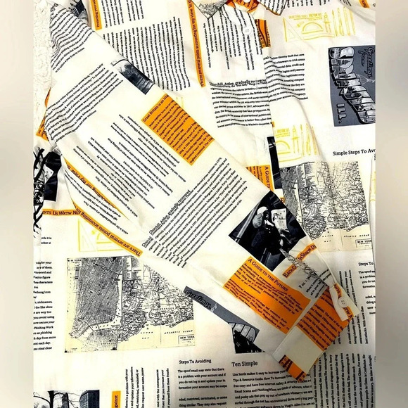 Allover Print Blouse Eye catching design adds pop to your wardrobe Shein - Picture 5 of 12